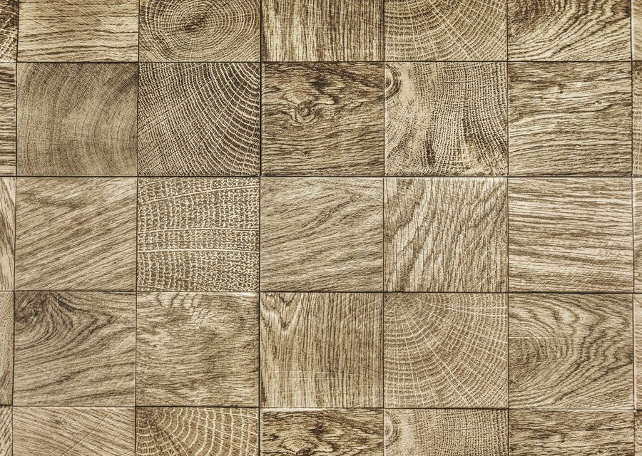 Flooring example — installation in progress