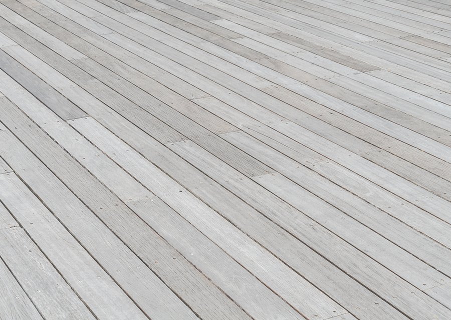 Flooring example — installation in progress
