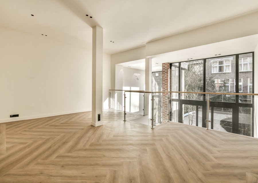 Flooring example — hardwood and laminate work
