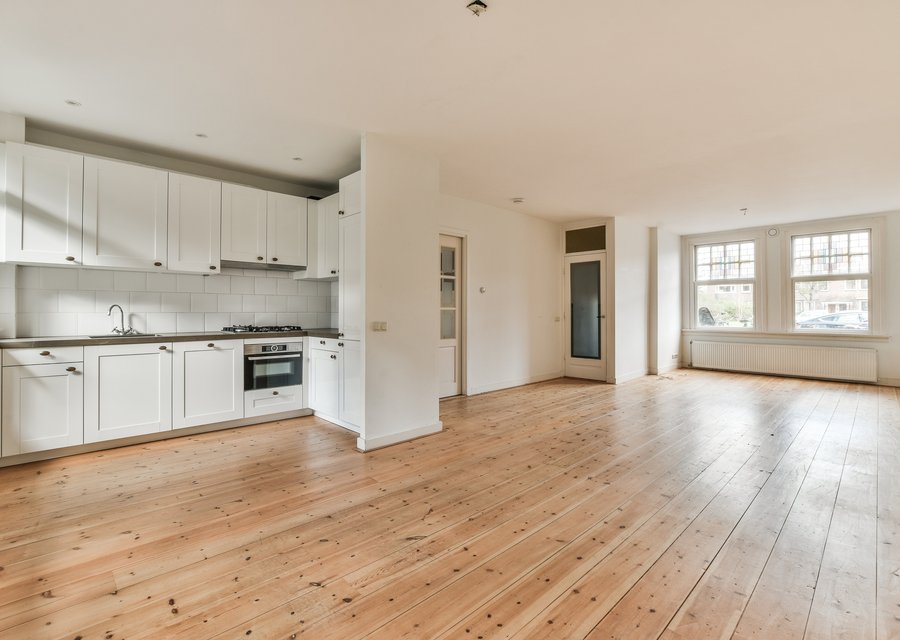 Flooring example — hardwood and laminate work